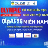 HUTECH đăng cai Olympic Trí tuệ nhân tạo sinh viên 2026 khu vực miền Nam vào 01/11 tới