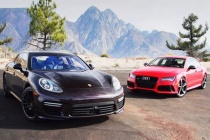 Cuộc đối đầu giữa Audi RS7 và Porsche Panamera Turbo