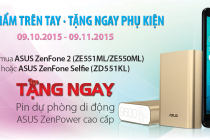 Mua ZenFone 2 & ZenFone Selfie được tặng pin dự phòng