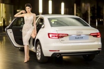Á hậu Dương Tú Anh lộng lẫy cùng Audi A4 phiên bản mới