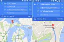 Google Maps cho Android chỉ đường cùng 1 lúc nhiều địa điểm