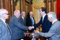 Chủ tịch nước gặp các giáo sư đoạt giải Nobel