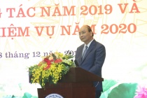 Thủ tướng Nguyễn Xuân Phúc dự Hội nghị tổng kết công tác năm 2019 và triển khai nhiệm vụ năm 2020 của Bộ TTTT