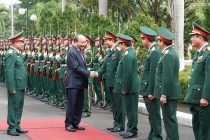 Thủ tướng thăm, làm việc với Bộ Tư lệnh Quân khu 5