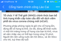 Thông tin và Truyền thông Lào Cai: Chung tay phòng, chống dịch virus nCoV