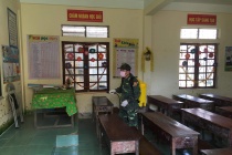 Phun thuốc khử trùng phòng chống dịch bệnh Covid – 19 tại KVBG