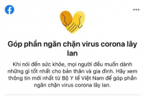 Facebook hướng người dùng truy cập Cổng thông tin của Bộ Y tế về Covid-19