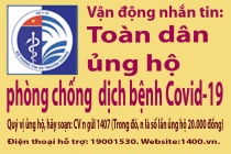 Miễn cước kết nối khi nhắn tin ủng hộ Covid-19