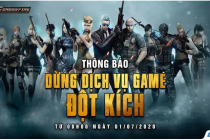 VTC thông báo ngừng cung cấp dịch vụ game Đột Kích từ 1/7