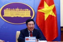 Phó Thủ tướng Phạm Bình Minh hội đàm trực tuyến với Phó Thủ tướng Thái Lan