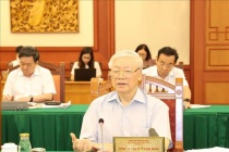 Bộ Chính trị làm việc với Ban Thường vụ Thành ủy TPHCM