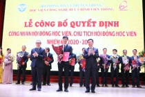 Bộ trưởng Nguyễn Mạnh Hùng: “Mô hình hai lớp: Vừa có Hội đồng Học viện, vừa có Ban Giám đốc sẽ đem lại sức mạnh nhân đôi cho Học viện Công nghệ BCVT”