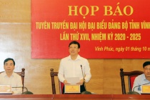 Vĩnh Phúc: Đại hội đại biểu Đảng bộ tỉnh lần thứ XVII sẽ diễn ra từ ngày 13 - 15/10