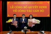 Học viện Chính trị quốc gia Hồ Chí Minh bổ nhiệm 2 Phó giám đốc Trung tâm Ứng dụng CNTT