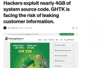 Hacker rao bán mã nguồn hệ thống Giao hàng Tiết kiệm
