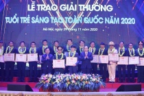 Vinh danh 37 công trình, sản phẩm “Tuổi trẻ sáng tạo” tiêu biểu toàn quốc