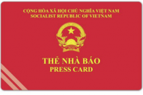 Thẻ nhà báo kỳ hạn 2021-2025 có chíp mã hóa điện tử để chống làm giả