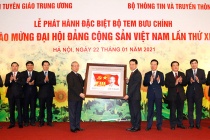 Phát hành bộ tem đặc biệt chào mừng Đại hội XIII của Đảng
