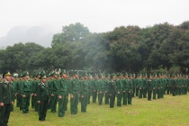 Khai giảng khóa huấn luyện 110 chiến sỹ mới 2021