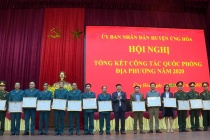 Ứng Hòa: Khai mạc Hội thi pháp luật về Dân quân tự vệ năm 2021