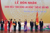 Bệnh viện Đa khoa tỉnh Thanh Hóa đón nhận danh hiệu Anh hùng Lao động thời kỳ đổi mới
