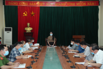 Vĩnh Phúc chỉ đạo phòng dịch Covid-19 gắn với đảm bảo an toàn cho công tác bầu cử