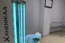 Robot khử khuẩn đến Bắc Giang hỗ trợ chống dịch 