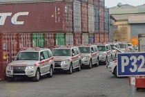 Dàn xe cứu thương Mitsubishi Pajero xuất hiện tại Việt Nam