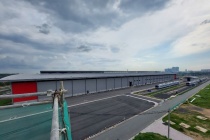 Các toà nhà tại Depot, tuyến metro số 1 đang dần hoàn thiện