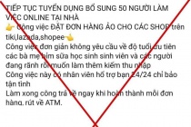 Công an Hà Nội cảnh báo hoạt động của các ứng dụng, website giật đơn hàng ảo