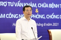 Phát biểu của Bộ trưởng Nguyễn Mạnh Hùng tại Lễ Công bố kết nối Nền tảng hỗ trợ tư vấn khám chữa bệnh từ xa và ra mắt Trung tâm Công nghệ phòng, chống dịch Covid-19 Quốc gia