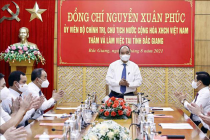 Chủ tịch nước Nguyễn Xuân Phúc: Bắc Giang phải bảo vệ bằng được thành quả, không để dịch bùng phát trở lại