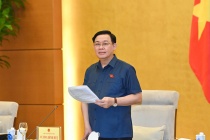 Chủ tịch Quốc hội Vương Đình Huệ chủ trì phiên họp về chiến lược xây dựng và hoàn thiện Nhà nước pháp quyền