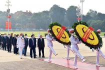 Lãnh đạo Đảng, Nhà nước vào Lăng viếng Chủ tịch Hồ Chí Minh nhân kỷ niệm 76 năm Quốc khánh 2/9