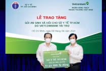 Vietcombank tặng Sở Y tế TP HCM gói an sinh xã hội 100 tỷ đồng