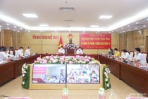 Lần đầu tiên Nghệ An tổ chức hội nghị trực tuyến phòng chống dịch Covid-19 đến cấp xã.