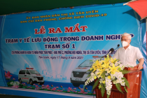Bình Dương ra mắt Trạm y tế lưu động trong doanh nghiệp đầu tiên