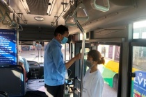 Hà Nội áp dụng thẻ xanh, thẻ vàng Covid cho hành khách đi xe buýt