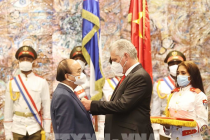 Lễ đón Chủ tịch nước Nguyễn Xuân Phúc thăm chính thức Cuba