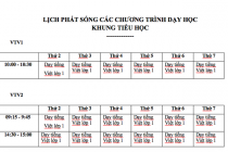 Triển khai dạy trực tuyến trên 3 kênh truyền hình quốc gia cho lớp 1, lớp 2