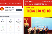 Thái Bình lần đầu triển khai phần mềm Sổ tay đảng viên điện tử