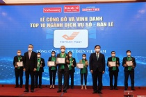 Vietnam Post lọt top 10 thương hiệu mạnh ngành công nghệ-dịch vụ số Việt Nam 2020-2021