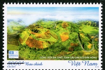 Bộ tem giới thiệu vẻ đẹp của 03 công viên địa chất toàn cầu UNESCO tại Việt Nam