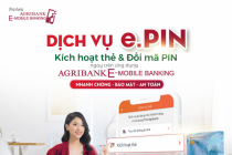 Từ 1/11 Agribank sẽ áp dụng mã PIN điện tử