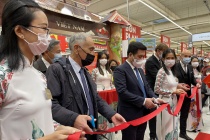 Khai mạc Tuần hàng Việt Nam đầu tiên trong hệ thống siêu thị Carrefour ở Pháp