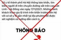 CDC Hà Nội bác bỏ thông tin tìm người đi tàu Cát Linh - Hà Đông ngày 7/11