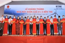 Bến Tre: Nhà máy điện gió 1.500 tỉ đồng được vận hành
