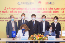 SHB và World Bank ký hợp đồng bảo lãnh Quỹ Khí hậu Xanh (GCF)