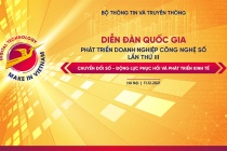 Hôm nay diễn ra Diễn đàn Quốc gia Phát triển doanh nghiệp công nghệ số Việt Nam lần thứ III
