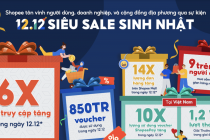 Shopee tăng gấp 6 lần lượt truy cập trong ngày mua sắm 12.12